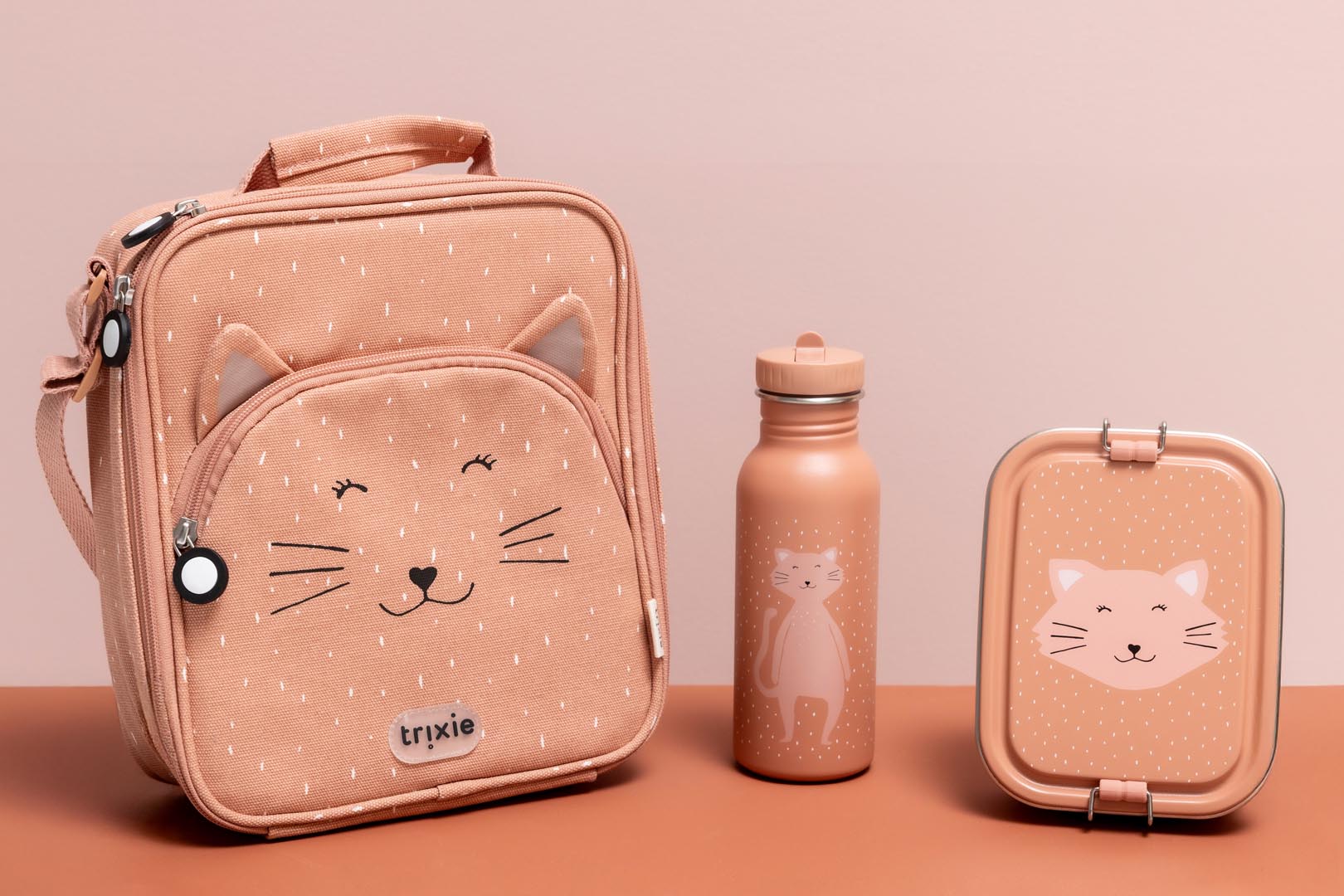 Trixie thermal bag, lunchbox and drinking bottle Mrs. Cat
