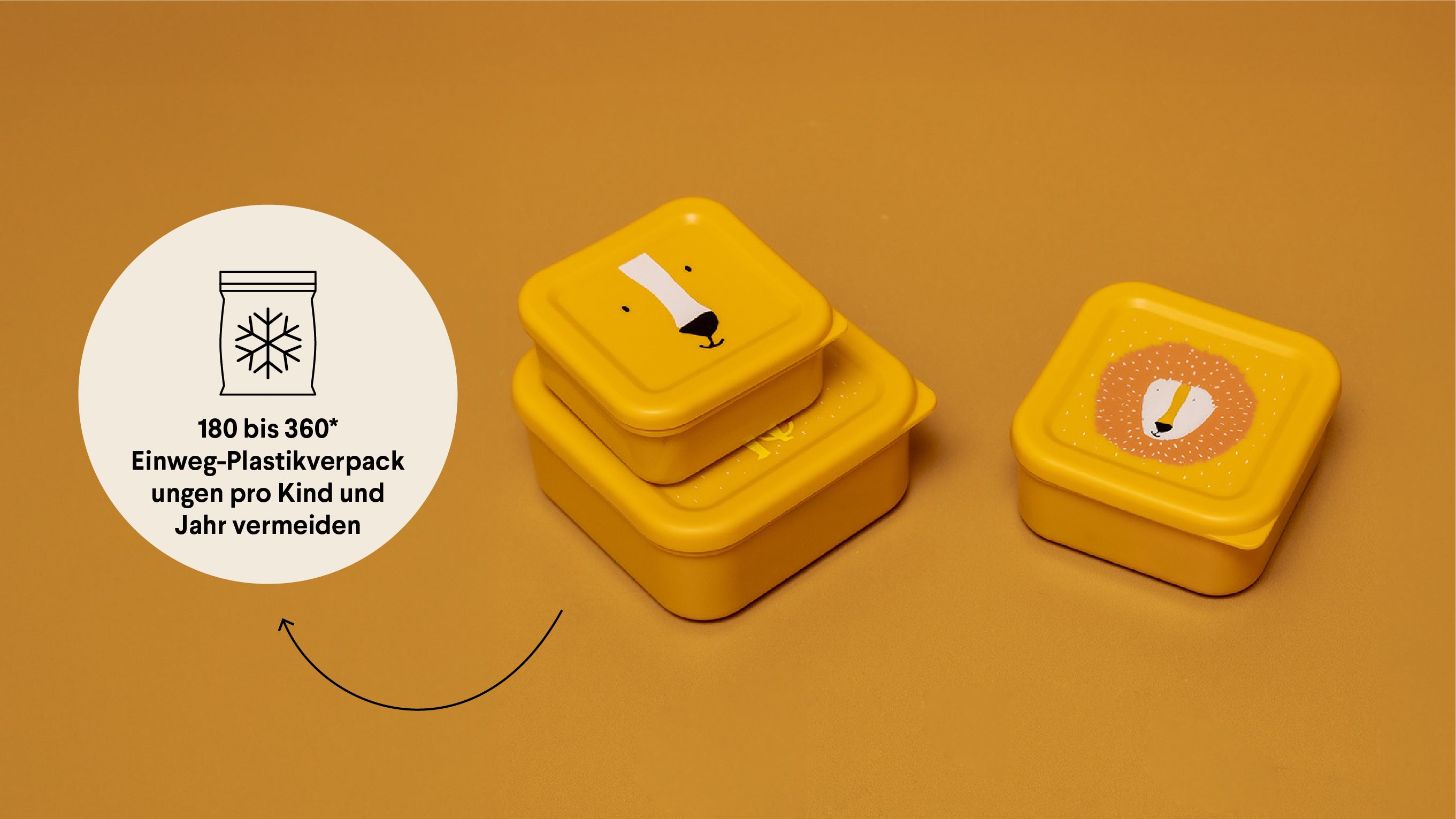Trixie banner recycled materials snack box nesting