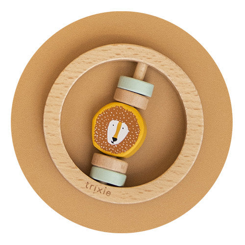 Trixie Recall Wooden Rattle Mr. Lion