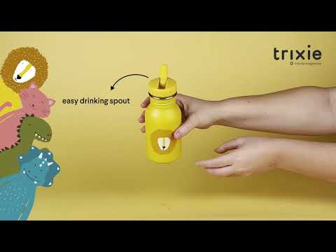 Dop met drinktuit RVS - Mr. Dino